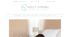 Desktop Screenshot of hollystrebelphotography.com